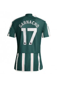 Fotbalové Dres Manchester United Alejandro Garnacho #17 Venkovní Oblečení 2023-24 Krátký Rukáv